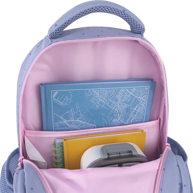 Рюкзак шкільний ортопедичний GoPack Education Keep Going, для дівчаток, бузковий - Зображення 8